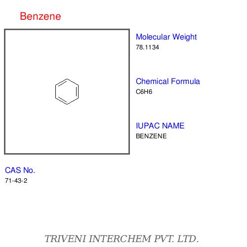 Benzene - C6h6, 99.5% Purity, Boiling Point 80.1â°c | High Purity, Precise Composition, Versatile Applications