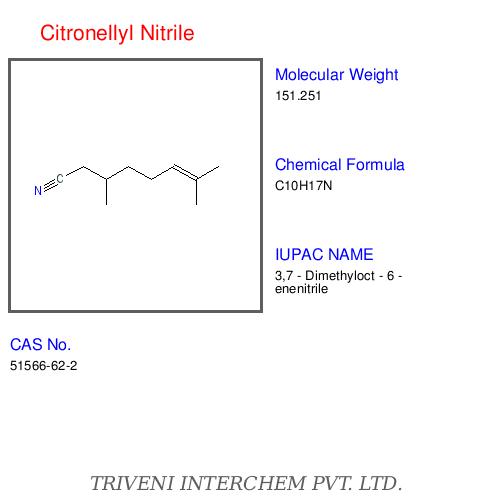 Citronellyl Nitrile - Clear Liquid, Boiling Point 225-230°C | High Purity, Effective Synthesis, Versatile Applications