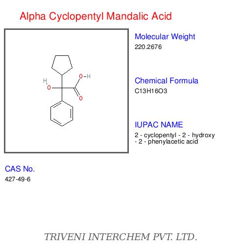 Alpha Cyclopentyl Mandalic Acid