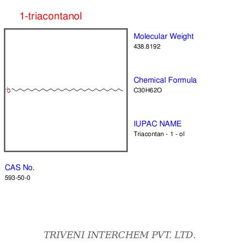 1-Triacontanol - White Crystalline Powder, 98% Purity | Plant Growth, Yield Increase, Stress Resistance