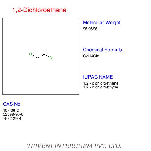 1,2-Dichloroethane - Colorless Liquid, Boiling Point 83.5°C, Purity 99.9% | High Purity, Solvent Properties, Versatile Reagent