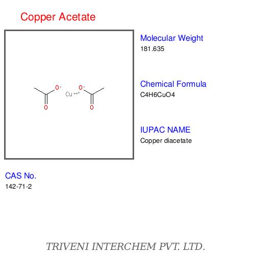 Copper Acetate - Green Crystals, CAS No 142-71-2 | High Purity, Water Soluble, Effective Catalysis, Industrial Applications