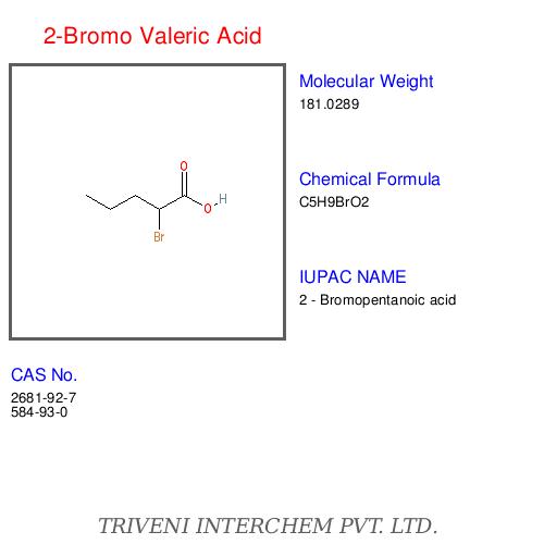 2-Bromo Valeric Acid
