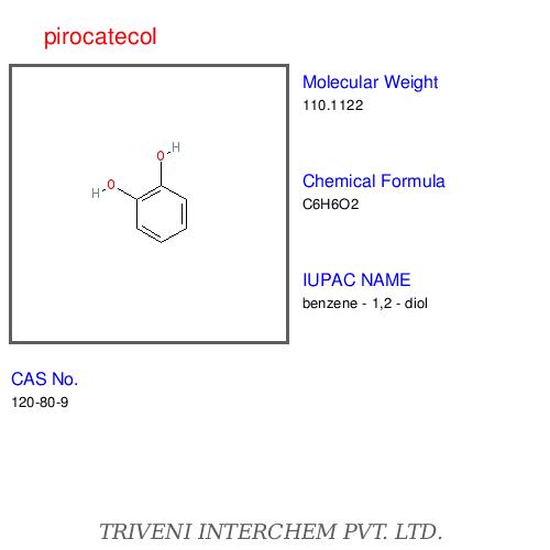 Pirocatecol - Benzene-1,2-Diol, 245°C Boiling Point, 1.33g/cm³ Density | High Purity, Precise Synthesis, Effective Reactivity