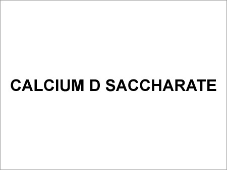 Calcium D Saccharate
