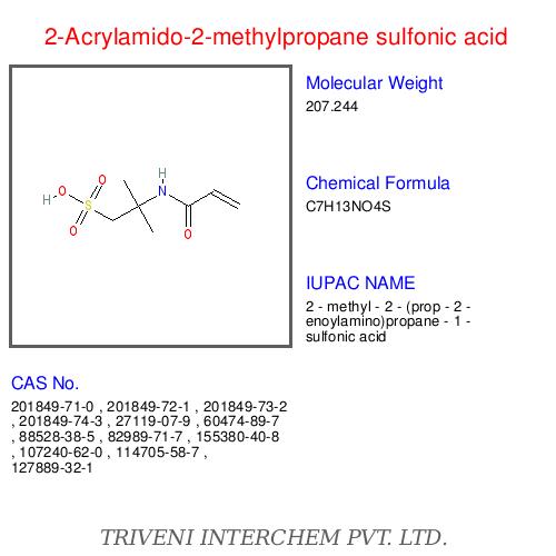 2-Acrylamido-2-methylpropane sulfonic acid