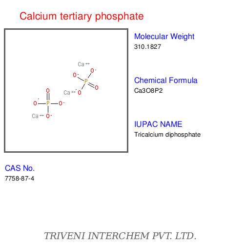 Calcium tertiary phosphate
