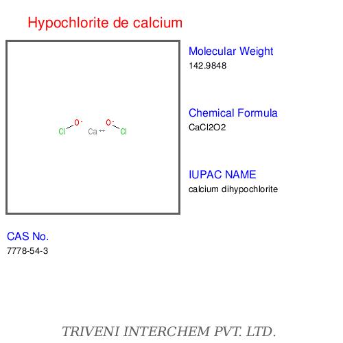 Hypochlorite de Calcium - White Powder Ca(ClO)2 99.9% Purity | Effective Bleaching Water Purification Stable Compound High Chlorine