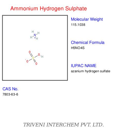 Hydrogen sulphate