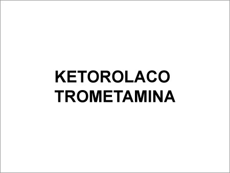 Ketorolaco Trometamina