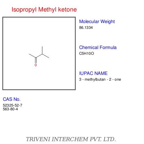 Isopropyl Methyl Ketone - C5H10O Boiling Point 116-118Â°C Purity 99% | Solvent Fast Evaporation Versatile