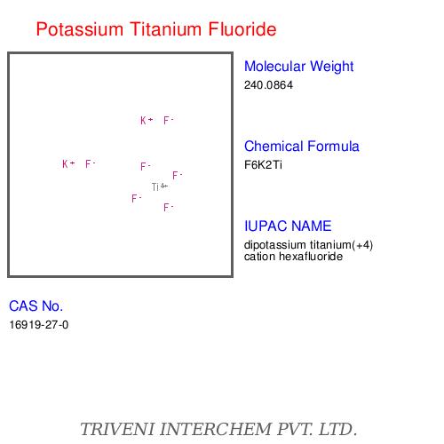 Potassium Titanium Fluoride - White Crystalline Powder, 99.9% Purity | High Purity, Precise Synthesis, Consistent Quality, Wide Applications
