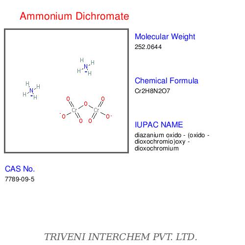 Ammonium Dichromate