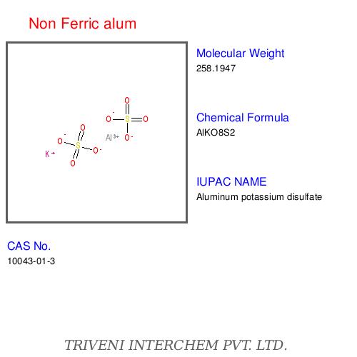 Non Ferric alum