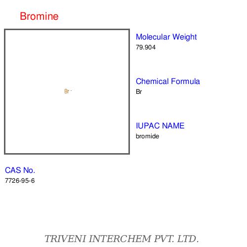 Bromine - Reddish-brown Liquid, Boiling Point 58.8â°c | High Purity, Effective Disinfectant, Industrial Grade