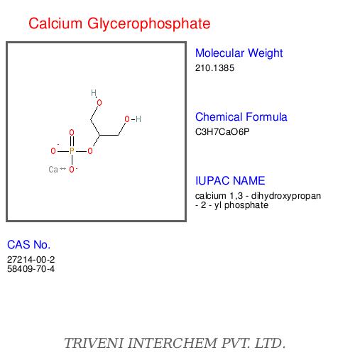Calcium Glycerophosphate - White Powder, C6H13CaO6P, Purity 99% Min | Calcium Boost, Bone Health, Easy Absorption