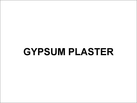 Gypsum Plaster