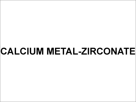 Calcium Metal-Zirconate