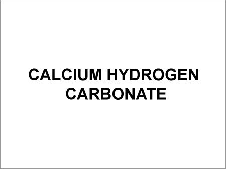 Hydrogencarbonate