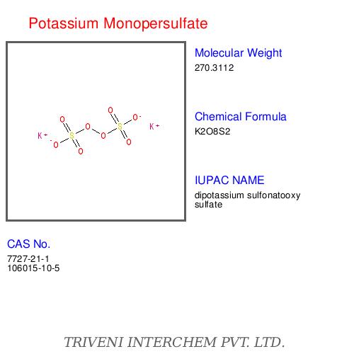 Potassium Monopersulfate - White Granular Solid, 99% Purity | Water Soluble, Effective Cleaning, Versatile Applications