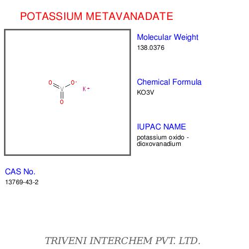 POTASSIUM METAVANADATE