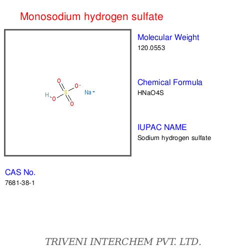 Monosodium hydrogen sulfate	