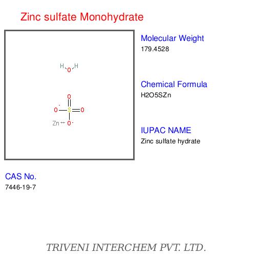 Zinc sulfate Monohydrate