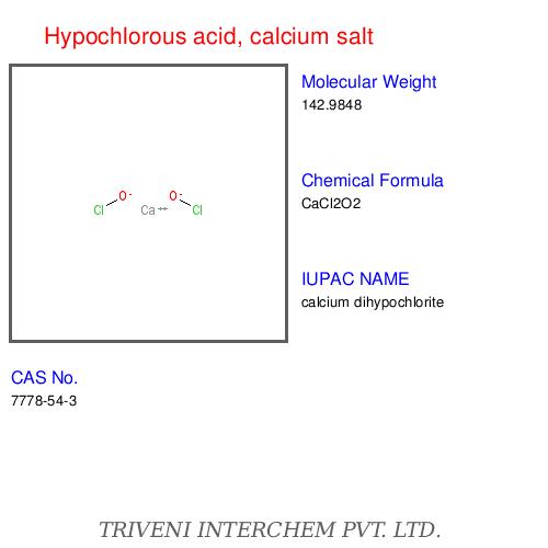 Hypochlorous acid, calcium salt	