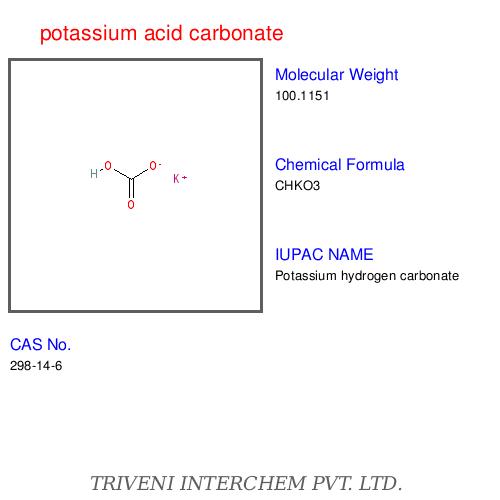 potassium acid carbonate