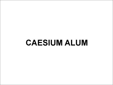 Caesium Alum