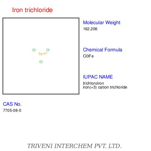 Iron Trichloride - Yellowish-Brown, FeCl3, â¥99% Purity | High Purity, Effective Reagent, Versatile Applications