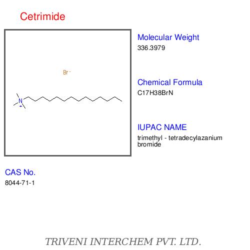 Cetrimide - White Powder, CAS No 57-08-2 | Antiseptic, Broad-Spectrum, Water Soluble Disinfectant