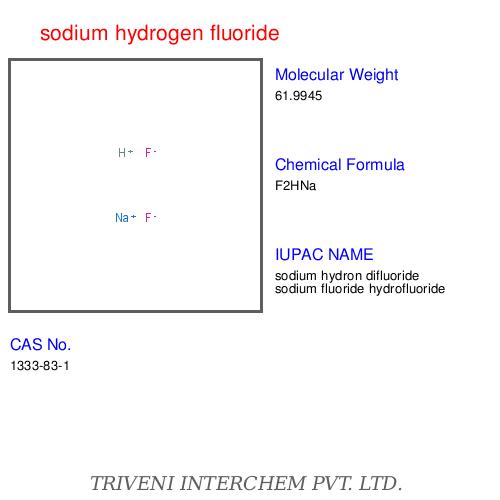 Sodium Hydrogen Fluoride - NaHF2, 99% Purity, 25kg Bags | High Purity, Effective Cleaning, Versatile Use