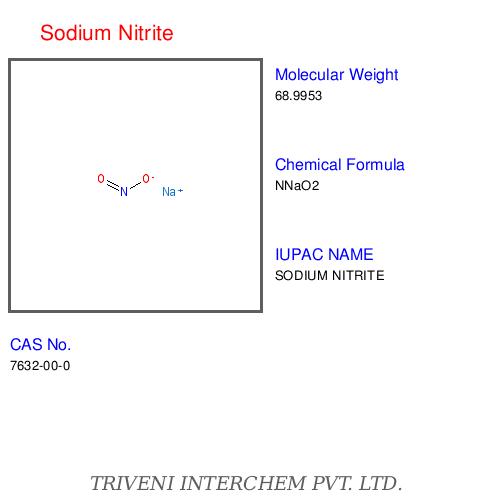 Sodium Nitrite - White Crystalline Powder, NaNO2, CAS 7632-00-0 | Food Preservation, Color Fixation, High Solubility, Hygroscopic
