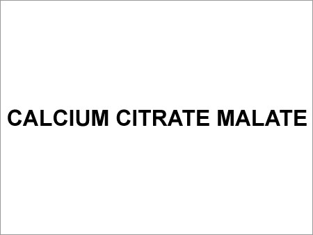 Calcium Citrate Malate