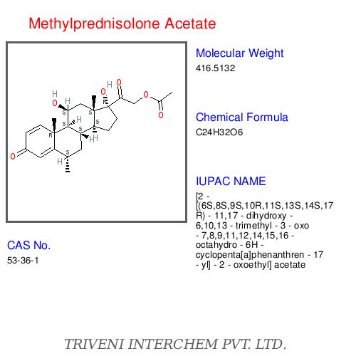 Methylprednisolone Acetate - Powder, CAS 61-93-1 | Anti-Inflammatory Steroid Injection, 99% Purity, Refrigerated Storage
