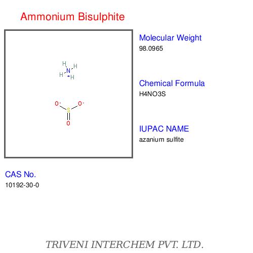 Ammonium Bisulphite