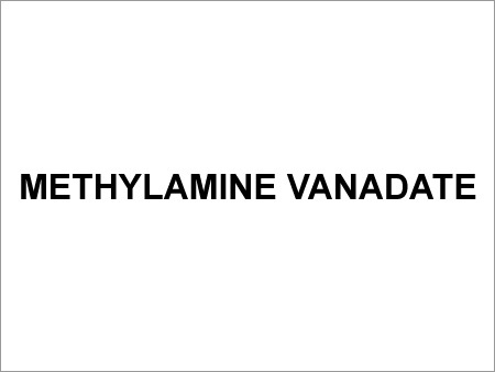 Methylamine Vanadate