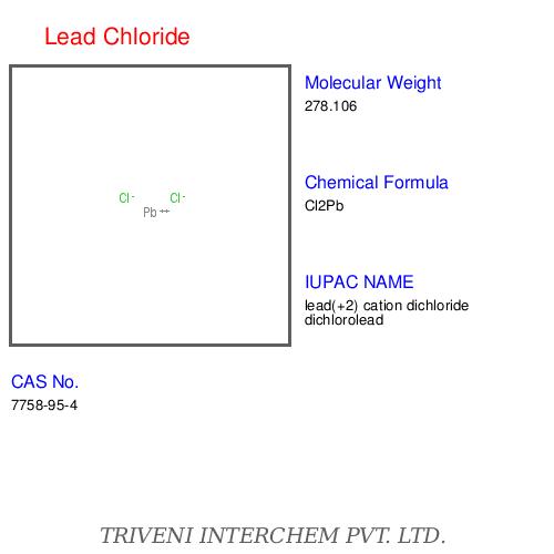 Lead Chloride - White Powder, 5-10 μm Particle Size, 99% Purity | High Purity, Fine Particle Size, Versatile Industrial Use