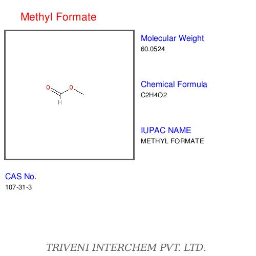 Methyl Formate - Colorless Liquid, Boiling Point 31.5°C | High Purity, Effective Solvent, Versatile Reagent