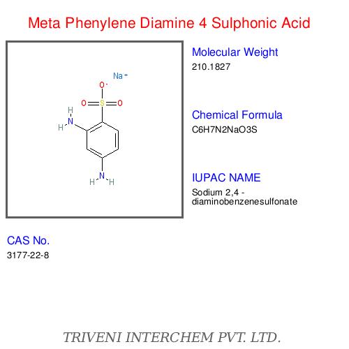 Meta Phenylene Diamine 4 Sulphonic Acid