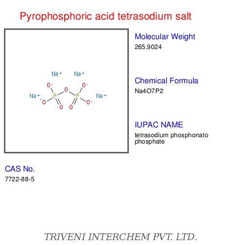 Pyrophosphoric acid tetrasodium salt