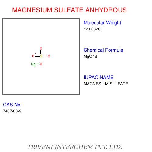 MAGNESIUM SULFATE ANHYDROUS