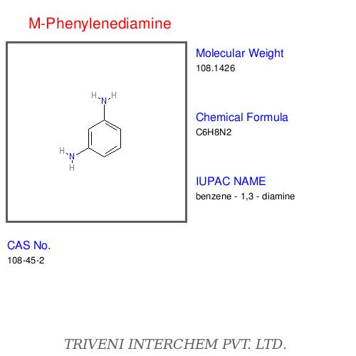 M-Phenylenediamine - Benzene-1,3-diamine, 99% Purity, Boiling Point 284Â°C | High Purity, Reactive, Versatile