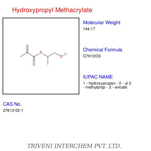 Hydroxypropyl Methacrylate - Clear Liquid, CAS 27215-95-7 | High Purity, Versatile Monomer, Biocompatible, Excellent Adhesion
