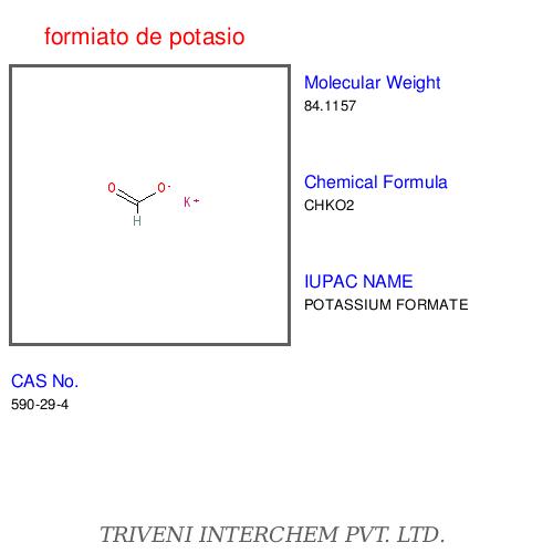 Formiato de Potasio - 99% Purity, 84.11 Molecular Weight | High Purity, Effective Cleaning, Versatile Use, Water Soluble, 25kg Bags