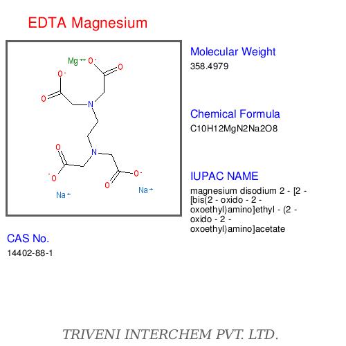 EDTA Magnesium - White Crystalline Powder, CAS 151-08-8 | High Purity, Effective Chelation, Versatile Applications