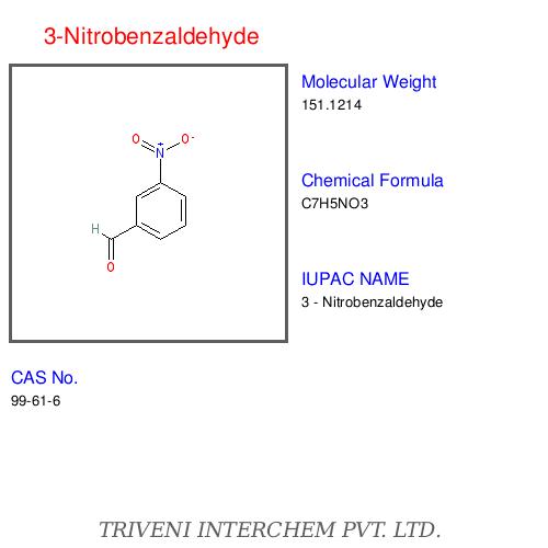 3-Nitrobenzaldehyde - Off-White Crystalline Solid, 98% Purity | Pharmaceutical Grade, Versatile Synthesis, Reacts Readily