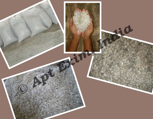 White Bottle Recycled PET flakes