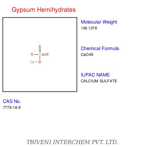 Gypsum Hemihydrates